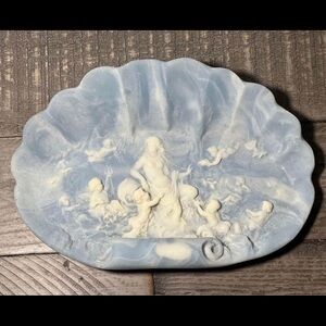 RARE Vintage INCOLAY Cherub Dish Soap